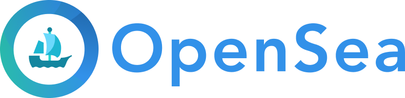 The Opensea nft marketplace logo
